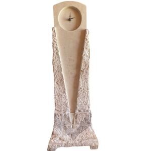 Tessellated Stone Mantle Clock